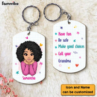 Personalized Have Fun Be Safe Good Choices Driver's License Gift Aluminum Keychain 22836 thumb 1