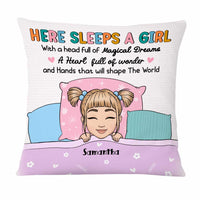 Personalized Granddaughter Here Sleeps A Girl Pillow 22840 thumb 1