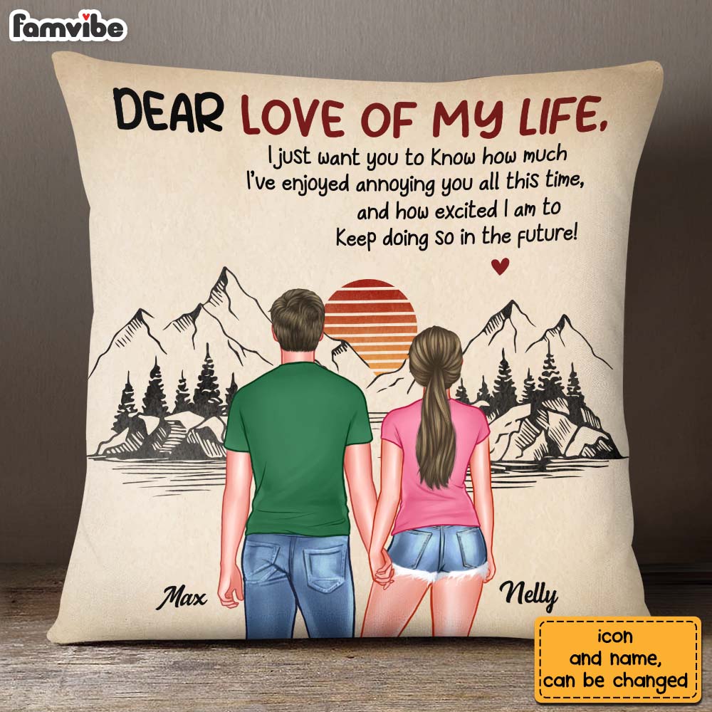 Personalized Funny Anniversary I've Enjoyed Annoying You Pillow 22855 Primary Mockup