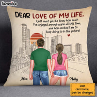 Personalized Funny Anniversary I've Enjoyed Annoying You Pillow 22855 thumb 1