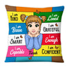 Personalized Granddaughter Affirmations I Am Kind Pillow 22873 1