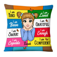 Personalized Granddaughter Affirmations I Am Kind Pillow 22873 thumb 1