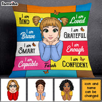 Personalized Granddaughter Affirmations I Am Kind Pillow 22873 thumb 1