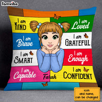 Personalized Granddaughter Affirmations I Am Kind Pillow 22873 thumb 1