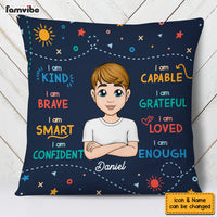 Personalized Grandson Affirmations I Am Kind Blessing Pillow 22874 thumb 1