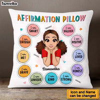 Personalized Gift For Granddaughter Affirmation I Am Kind Pillow 22875 thumb 1