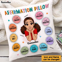 Personalized Gift For Granddaughter Affirmation I Am Kind Pillow 22875 thumb 1
