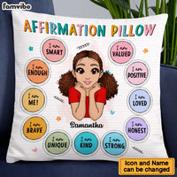 Personalized Gift For Granddaughter Affirmation I Am Kind Pillow 22875 thumb 1