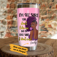 Personalized I Do Not Care BWA Steel Tumbler JL131 29O57 thumb 1