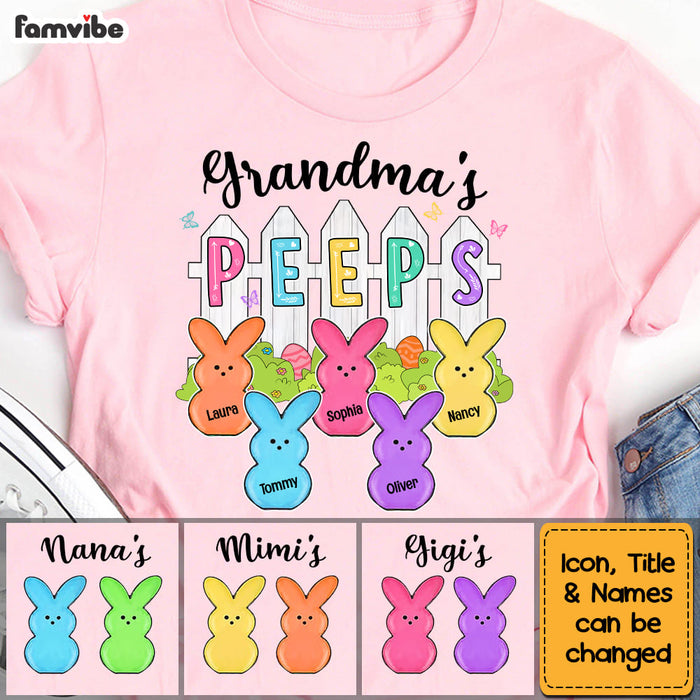 Personalized Grandma's Peeps Heart Shaped Acrylic, Easter Grandma Peep –  Famiily Shop