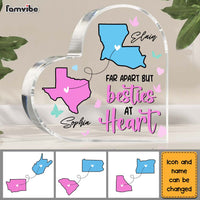 Personalized Friends At Heart Long Distance Acrylic Plaque 22886 thumb 1