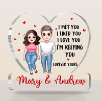 Personalized Gift For Him For Her Couple I Met You Plaque 22892 thumb 1