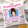Personalized Granddaughter From Grandma I Hugged This Pillow 22894 1