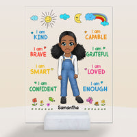 Personalized Gift For Granddaughter I Am Kind Acrylic Plaque 22819 thumb 1