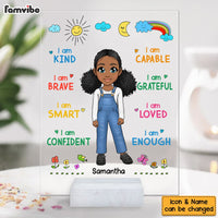 Personalized Gift For Granddaughter I Am Kind Acrylic Plaque 22819 thumb 1