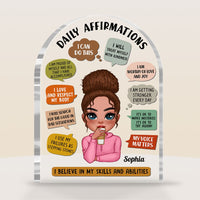 Personalized Gift For Daughter Daily Affirmations Plaque 22898 thumb 1
