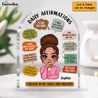 Personalized Gift For Daughter Daily Affirmations Plaque 22898 thumb 1