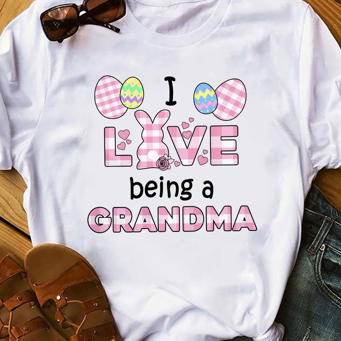 Personlized Love Being Grandma Easter T Shirt FB242 30O53 1