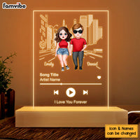 Personalized Custom Song Couples Plaque LED Lamp Night Light 22902 thumb 1