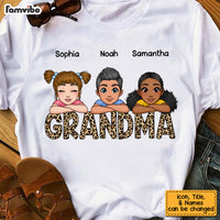 Personalized Leopard Grandma Cute Grandkids Laying Head On Arms Shirt - Hoodie - Sweatshirt 22905 thumb 1