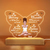 Personalized  Gift For Daughter Be Strong Plaque LED Lamp Night Light 22910 1
