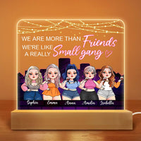 Personalized We Are More Than Friends Plaque LED Lamp Night Light 22912 thumb 1