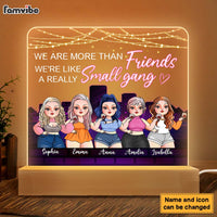 Personalized We Are More Than Friends Plaque LED Lamp Night Light 22912 thumb 1