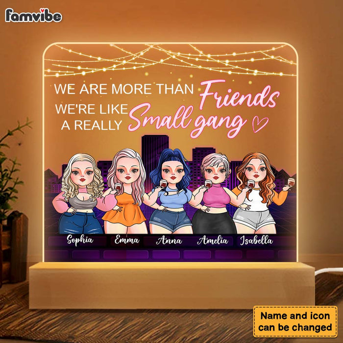 Personalized We Are More Than Friends Plaque LED Lamp Night Light 22912 1
