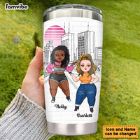 Personalized Gift For Friends Sistas Soul Sisters Laughing At Our  Own Jokes Steel Tumbler 22915 thumb 1