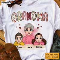 Personalized Grandma Mimi Abuela With Grandkids Shirt - Hoodie - Sweatshirt 22917 thumb 1