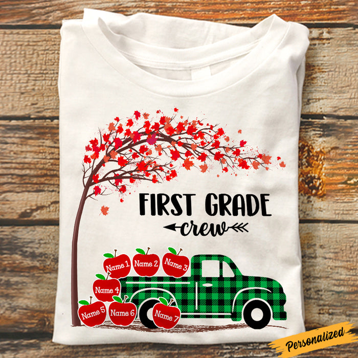 Personalized Teacher Apple Squad T Shirt JN284 95O47 1