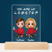 Personalized Couples You're My Lobster Plaque LED Lamp Night Light 22931 thumb 1