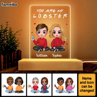 Personalized Couples You're My Lobster Plaque LED Lamp Night Light 22931 thumb 1