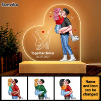 Personalized Together Since Couples Plaque LED Lamp Night Light 22932 thumb 1