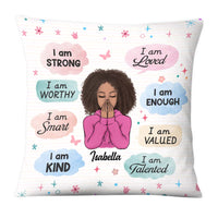 Personalized Gift For Daughter I Am Strong Pillow 22935 thumb 1