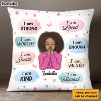Personalized Gift For Daughter I Am Strong Pillow 22935 thumb 1