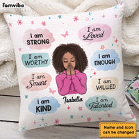Personalized Gift For Daughter I Am Strong Pillow 22935 thumb 1