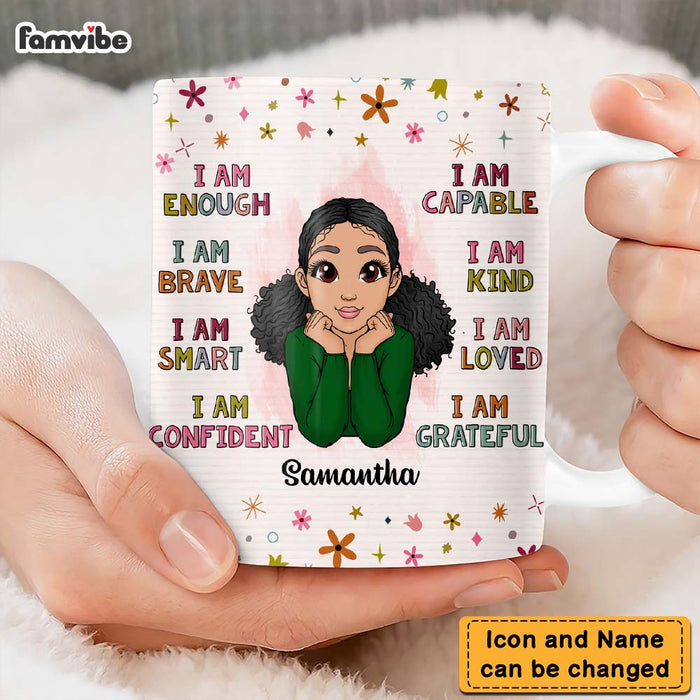 Personalized Gift For Granddaughter I Am Kind Mug 22870 1