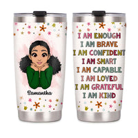 Personalized Gift For Granddaughter I Am Kind Steel Tumbler 22870 thumb 1