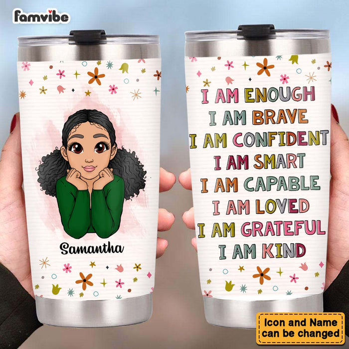 Personalized Gift For Granddaughter I Am Kind Steel Tumbler 22870 1
