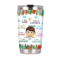 Personalized Gift For Grandson I Am Kind Steel Tumbler 22783 thumb 1