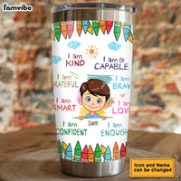 Personalized Gift For Grandson I Am Kind Steel Tumbler 22783 thumb 1