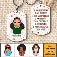 Personalized Gift For Granddaughter I Am Kind Aluminum Keychain 22870 thumb 1