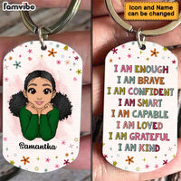 Personalized Gift For Granddaughter I Am Kind Aluminum Keychain 22870 thumb 1