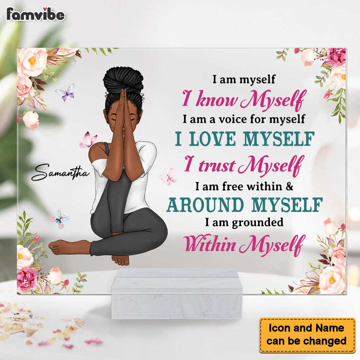Personalized Gift For Daugther I Am Myself Acrylic Plaque 22946 1