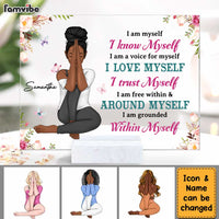 Personalized Gift For Daugther I Am Myself Acrylic Plaque 22946 thumb 1