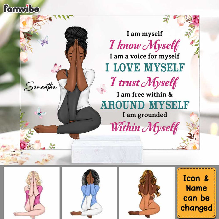 Personalized Gift For Daugther I Am Myself Acrylic Plaque 22946 1