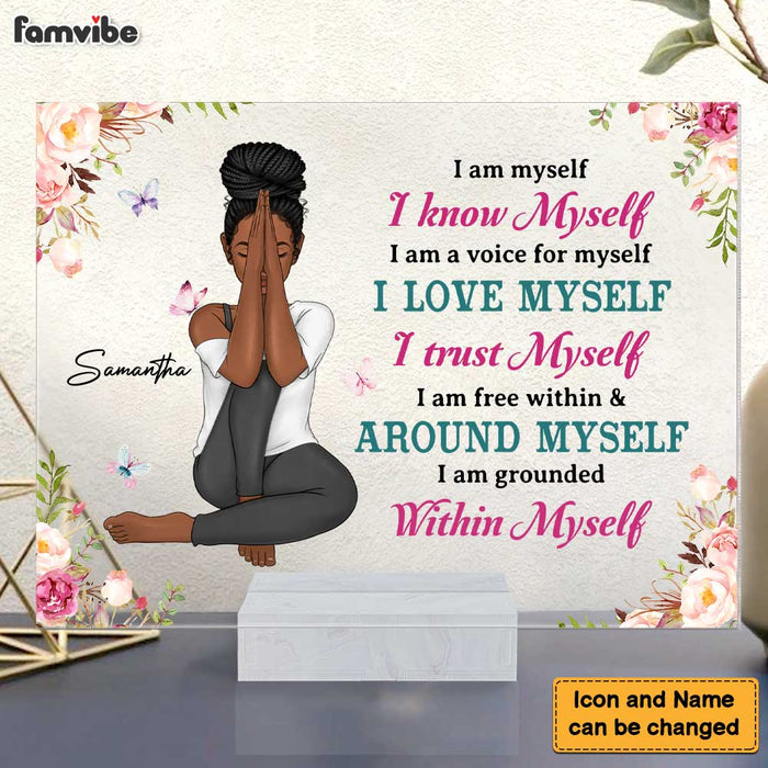 Personalized Gift For Daugther I Am Myself Acrylic Plaque 22946 1