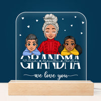 Personalized Gift For Grandma We Love You Plaque LED Lamp Night Light 22950 thumb 1