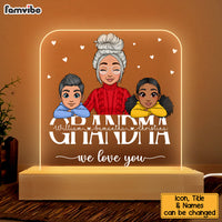 Personalized Gift For Grandma We Love You Plaque LED Lamp Night Light 22950 thumb 1